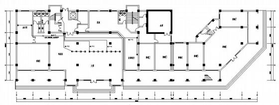 建筑外观平面图纸资料下载-某大楼机房平面图及电气及弱电图纸