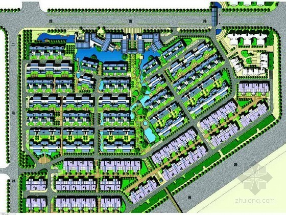 深圳住宅效果图资料下载-深圳高档居住区景观效果图