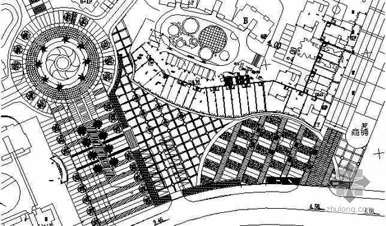 婚庆广场设计方案资料下载-某小区南广场设计方案