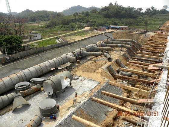 ggd低压开关柜展开板子尺寸资料下载-[江苏]水厂二期扩建工程取水头部施工组织设计