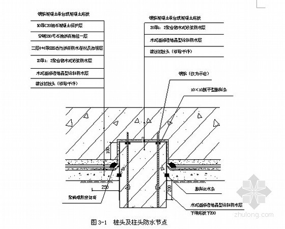 某工程地漏施工节点资料下载-北京某工程防水施工方案（15页）