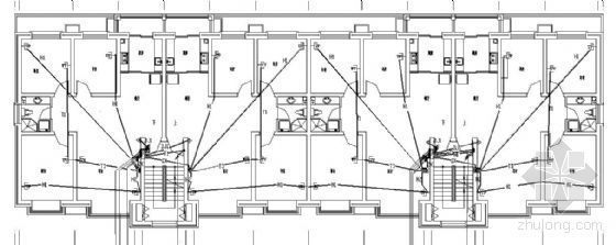 某多层住宅楼电气设计资料下载-某多层住宅楼电气图纸