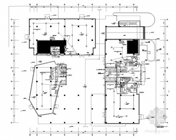 楼宇自控与智能化资料下载-科技园办公商务综合建筑群全套智能化系统图纸56张