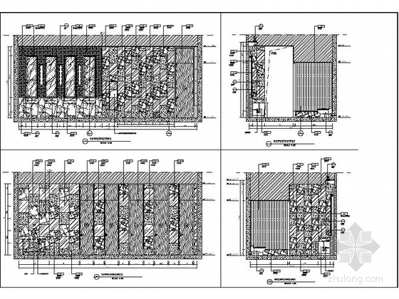 [重庆]某酒店海鲜城公共卫生间施工图- 