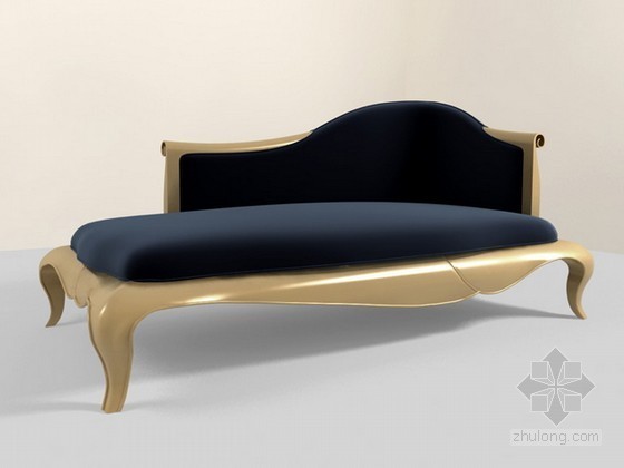 CAD贵妃椅子资料下载-欧式新古典贵妃椅