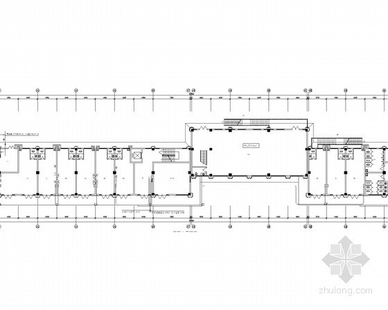 [安徽]多层商业办公建筑全套强弱电电气施工图78张（2014最新设计）-弱电平面图 