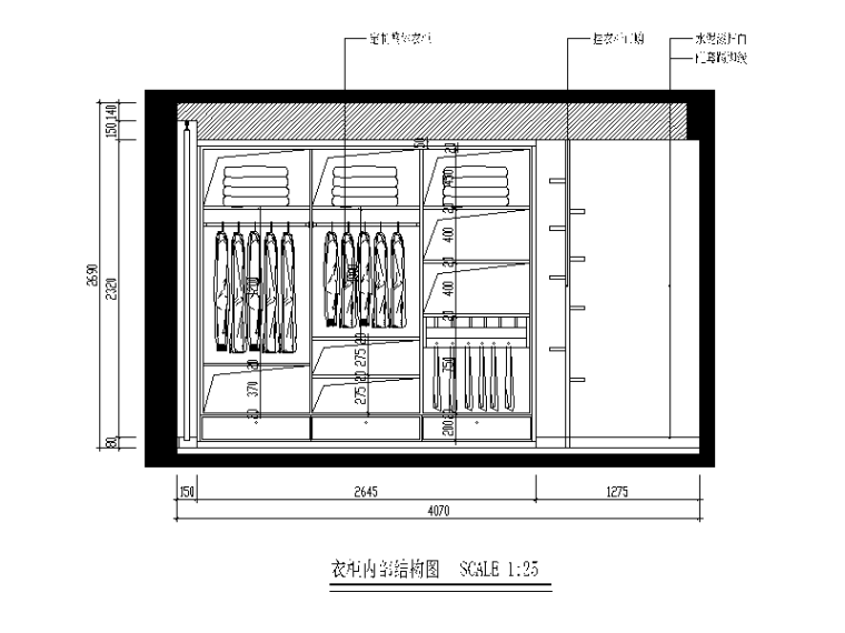 现代个性家居住宅CAD施工图（含效果图）立面图