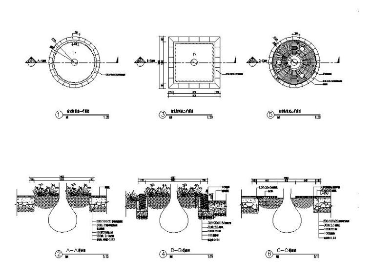 商业圆形广场景观设计资料下载-[广西]高档世纪花园景观设计全套施工图