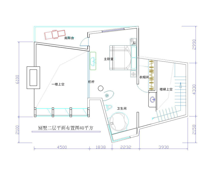 难得见到的小户型木结构别墅效果图及平面图-别墅 二层.jpg