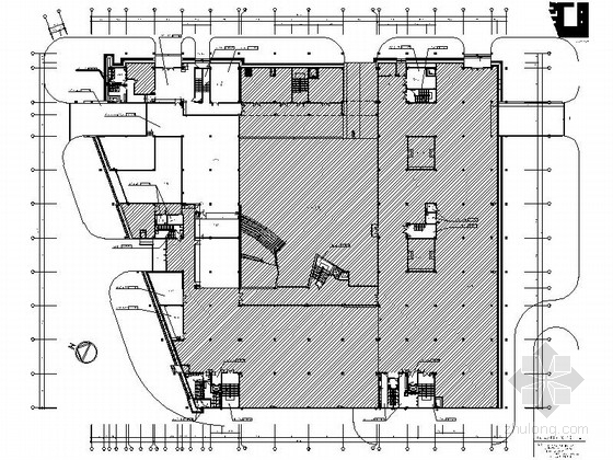 电梯公司办公空间装修设计资料下载-[江苏]现代国际丝绸集团控股子公司办公楼装修设计施工图