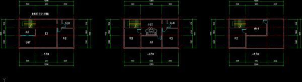 自建房建筑设计图纸资料下载-一套三层的自建房图纸[个人感觉还比较不错]