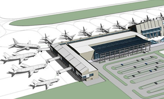 某机场工程量清单资料下载-三维协同技术在泉州晋江机场改建工程新建航站楼设计中的应用.