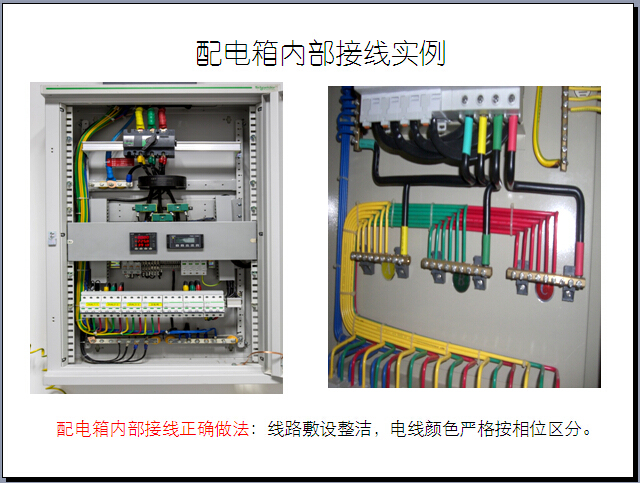 电气安装工程质量创优讲解（应用示例）-配电箱内部接线实例