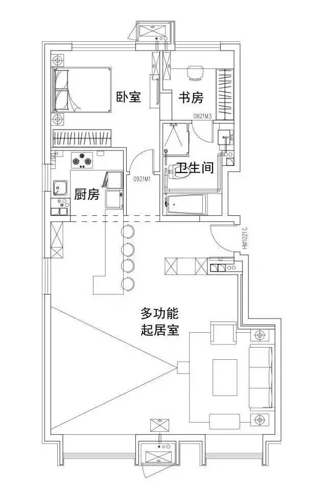 5个面积段的周期户型， 设计的几个要素_17