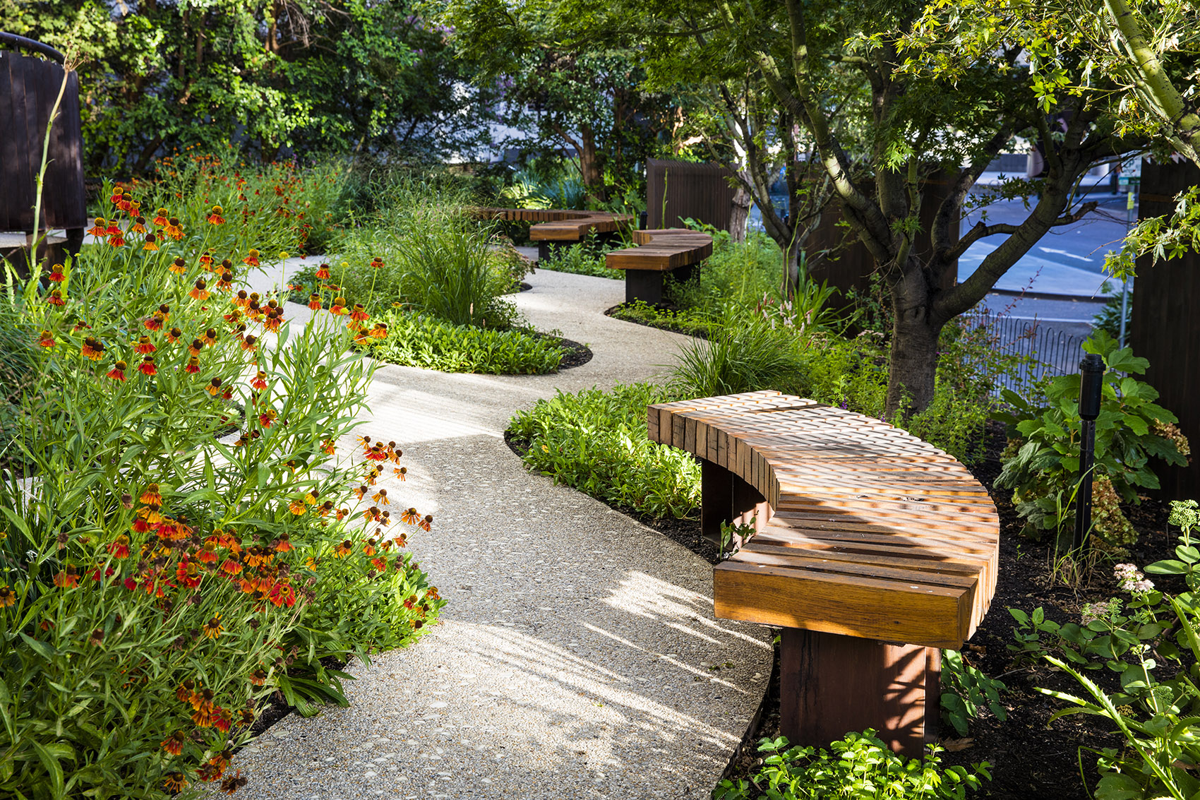 澳大利亚墨尔本街景花园景观设计-园林景观作品-筑龙园林景观论坛