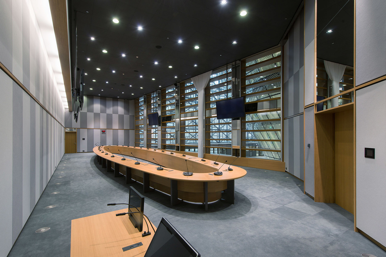 比利时欧盟新总部大楼内部实景图