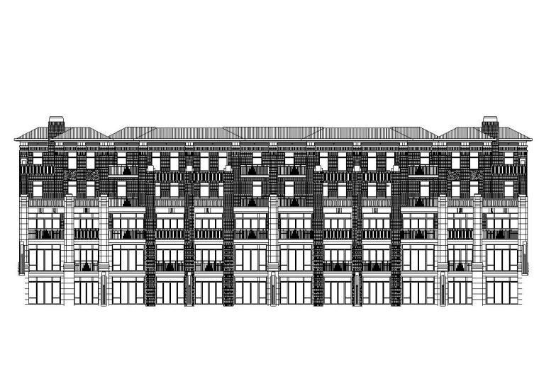 建筑三角形地块设计资料下载-[山东]临沂北城新区新中式风格居住区建筑施工图设计