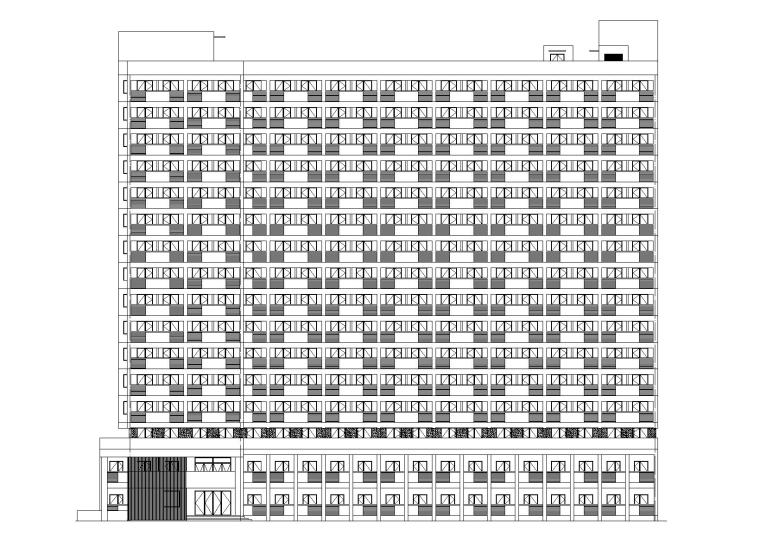 墙外立面材料资料下载-上海东华大学研究生公寓建筑（装配式）施工图（含建筑、结构、给排水、暖通、电气图纸）