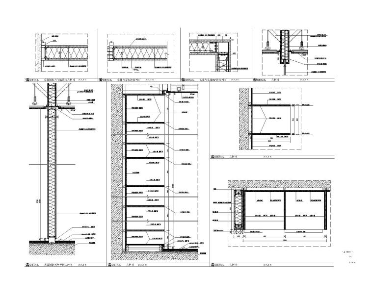 [江西]某建设工程有限公司办公室全套设计资料-13层立面大样图