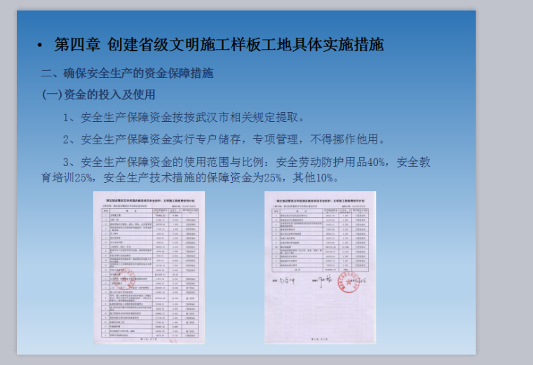 安全文明工地介绍-101页-资金投入