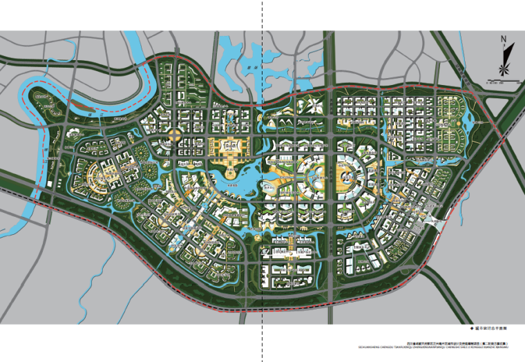 [四川]成都天府新区正兴南片区城市设计方案文本-平面图