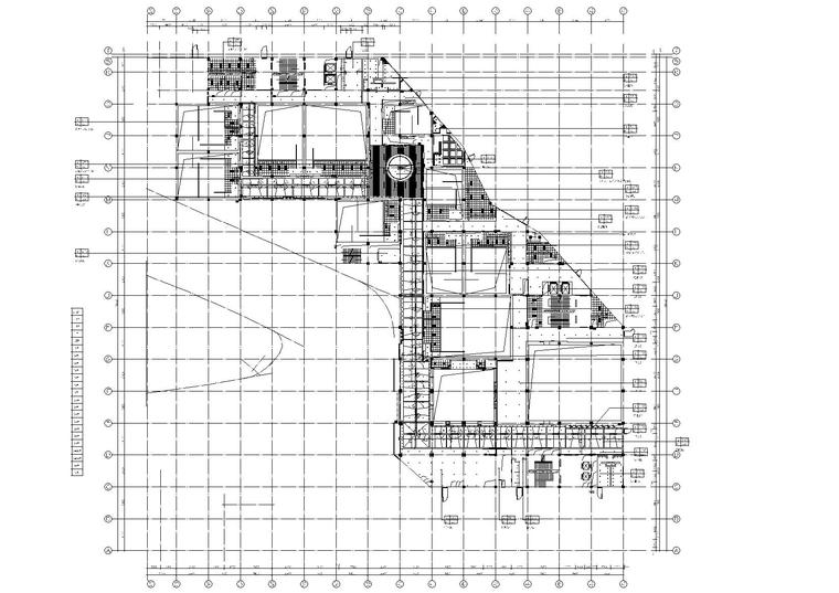 [台州]BONA博纳国际影城台州店室内设计方案+装修施工图+水暖电施工图-F3天花平面图