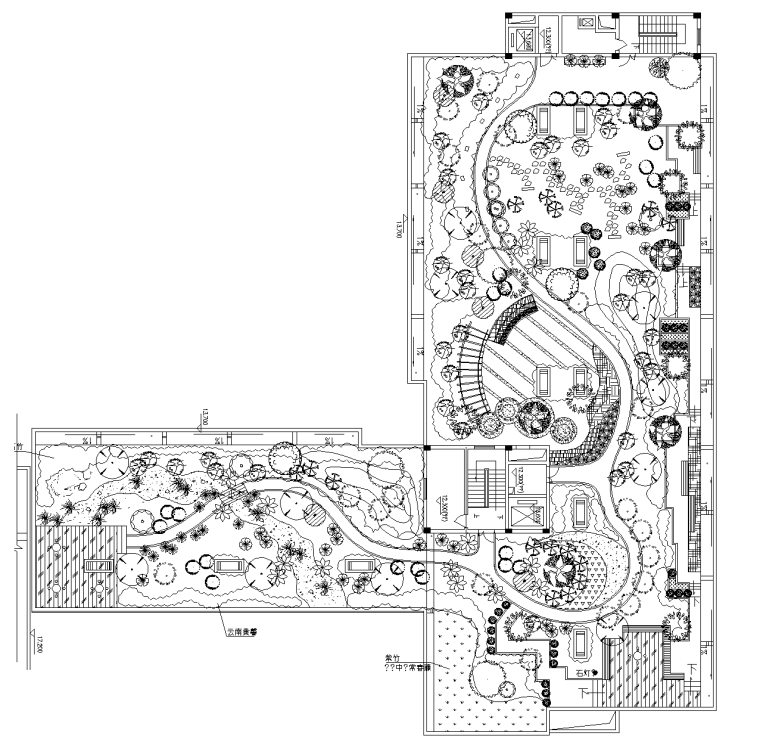 36套屋顶花园景观CAD平面图（各类型的屋顶花园）11-20-7_看图王