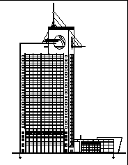 高层宾馆CAD图资料下载-高层宾馆设计方案图