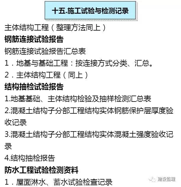 工程建设监理资料如何整理？_15