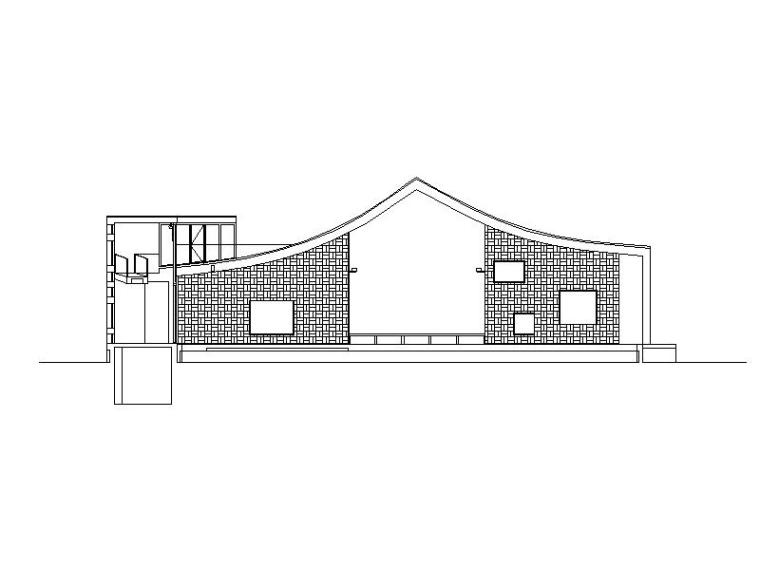 王澍三合住宅施工图案例资料下载-[南京]王澍三合宅建筑施工图