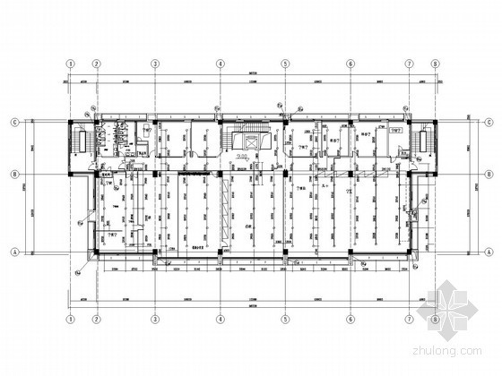 底层办公楼平面图资料下载-[上海]办公楼建筑给排水图纸