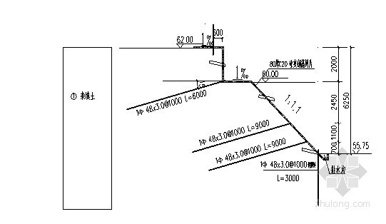 排水管深基坑施工图资料下载-[安徽]土钉墙挂网喷浆深基坑支护施工方案