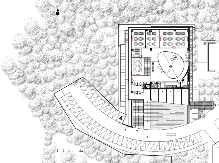 九桥会堂 ——停车场与屋面的无缝融合 / D·Lim Architects_20