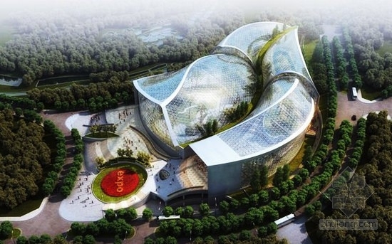 北京园博会大师园资料下载-空间网架结构园博会植物馆钢结构深化图纸（845张超详细图纸）