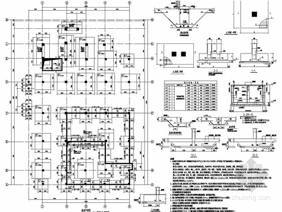 某酒店中医按摩室装修图资料下载-[河南]六层框架结构中医院综合病房楼结构施工图