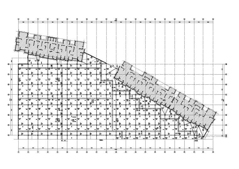 安徽六安校园建筑施工图资料下载-某商业广场框架结构地下室结构施工图2014