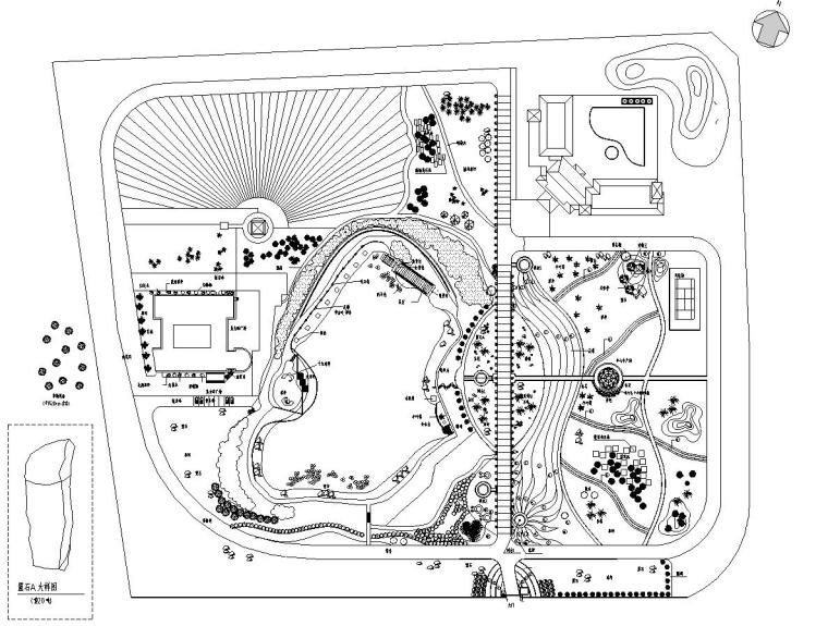 自由形态泳池的景观设计资料下载-[重庆]自由港湾楼盘居住区景观设计全套施工图 