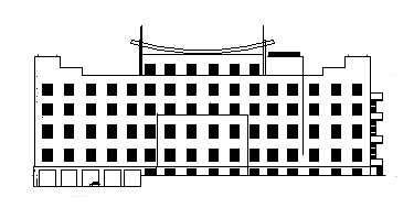 三层架构含半地下室资料下载-6层办公楼设计图纸（含半地下室及车库设计）