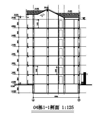 高层框剪结构学生公寓全套施工图