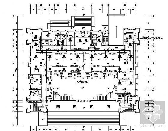 通风与空调市施工资料下载-衢州市某市场空调通风图纸