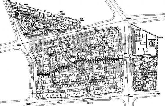 房地产项目小区规划图资料下载-安置小区规划图