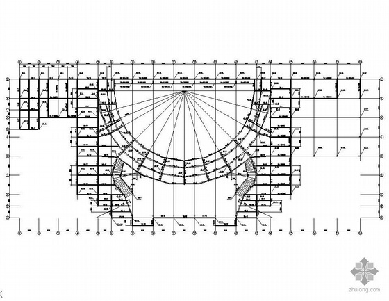 展览钢结构施工图资料下载-7°区某钢结构藏羌艺术宫全套结构施工图