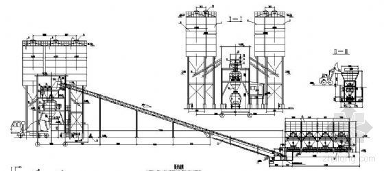 搅拌站厂房设计资料下载-混凝土厂搅拌站结构图