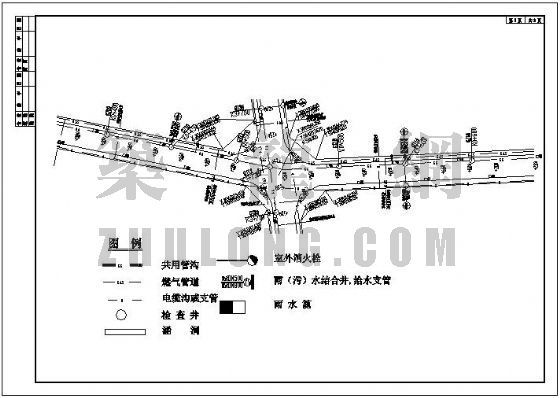 给水井图资料下载-重庆某工业园CD区次干道管网施工图