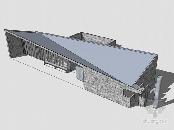 现代大师建筑SketchUp模型下载-现代大师建筑 