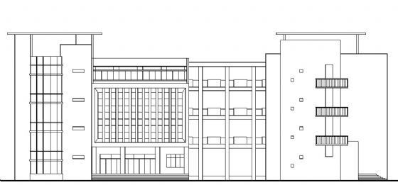 高层教学楼建筑方案资料下载-某学校教学楼建筑方案