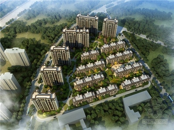[江苏]新亚洲风格住宅小区规划设计方案文本（含3种方案）