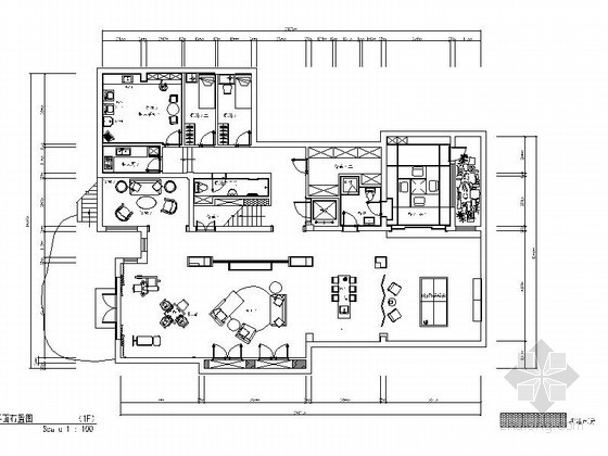 无锡现代别墅装修资料下载-[无锡]豪华样板三层别墅完整施工图