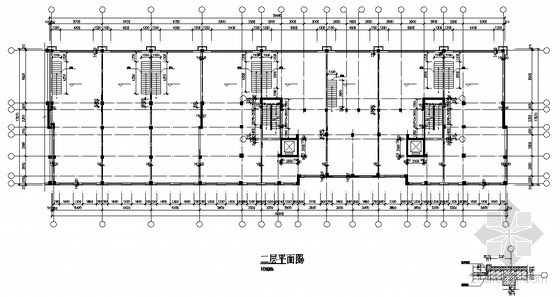 [长兴岛]某十层住宅楼（6号）建筑施工套图-平面 