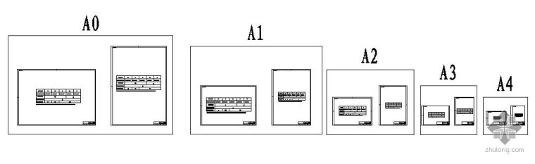 灌溉与排水渠系建筑物设计符号-A资料下载-A0-A4国家标准图框